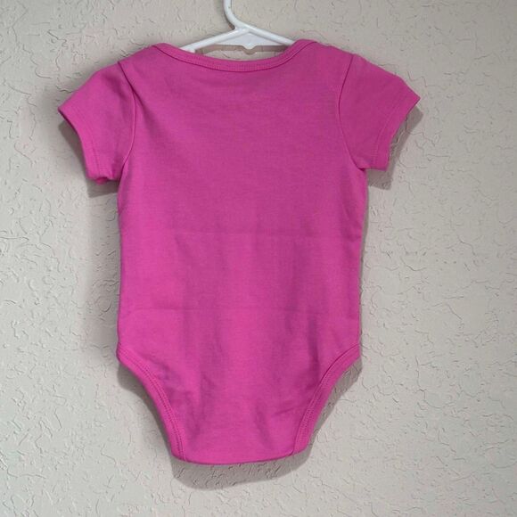 dot & ZAZZ Girls "Thankful To Be Together" Pink One Piece Thanksgiving 9-12 Mths - Picture 4 of 7
